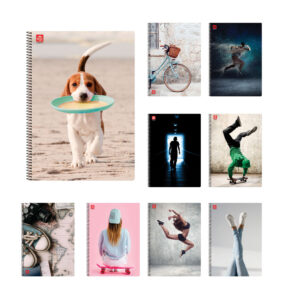 Τετράδιο Σπιράλ 4Θ 21x29cm Typotrust Illustration