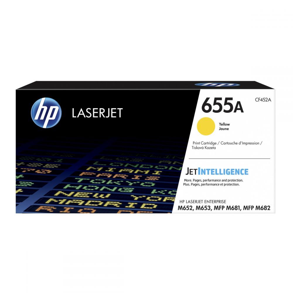 Toner HP 655A (10.5K) Yellow (CF452A) Toner HP 655A (10.5K) Yellow (CF452A)