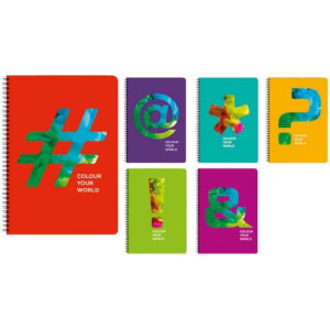 Τετράδιο-Σπιράλ-2Θ-21x29cm-AG-Color-Your-World