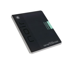 Τετράδιο-Σπιράλ-2Θ-21x29cm-Typotrust-Noir-τυρκουάζ